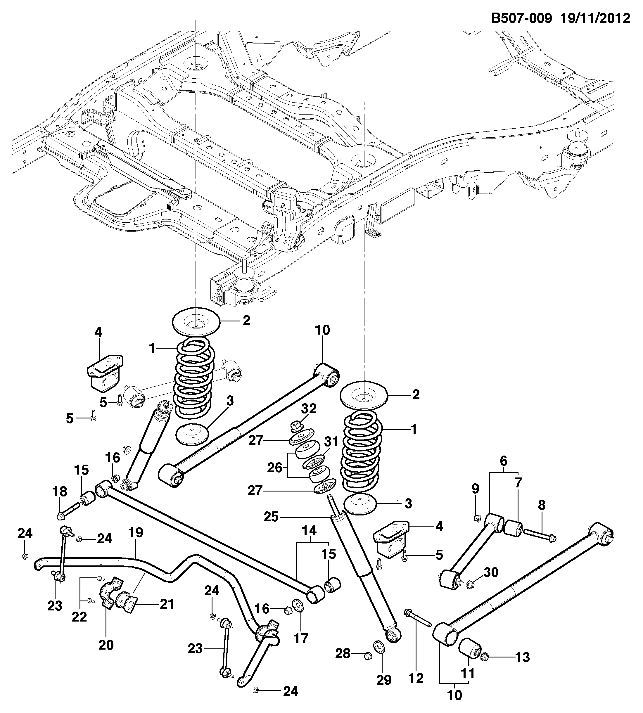 Mkena online auto parts store Chevrolet - 52053846 - ABSORBER,RR SHK-TB-13%
