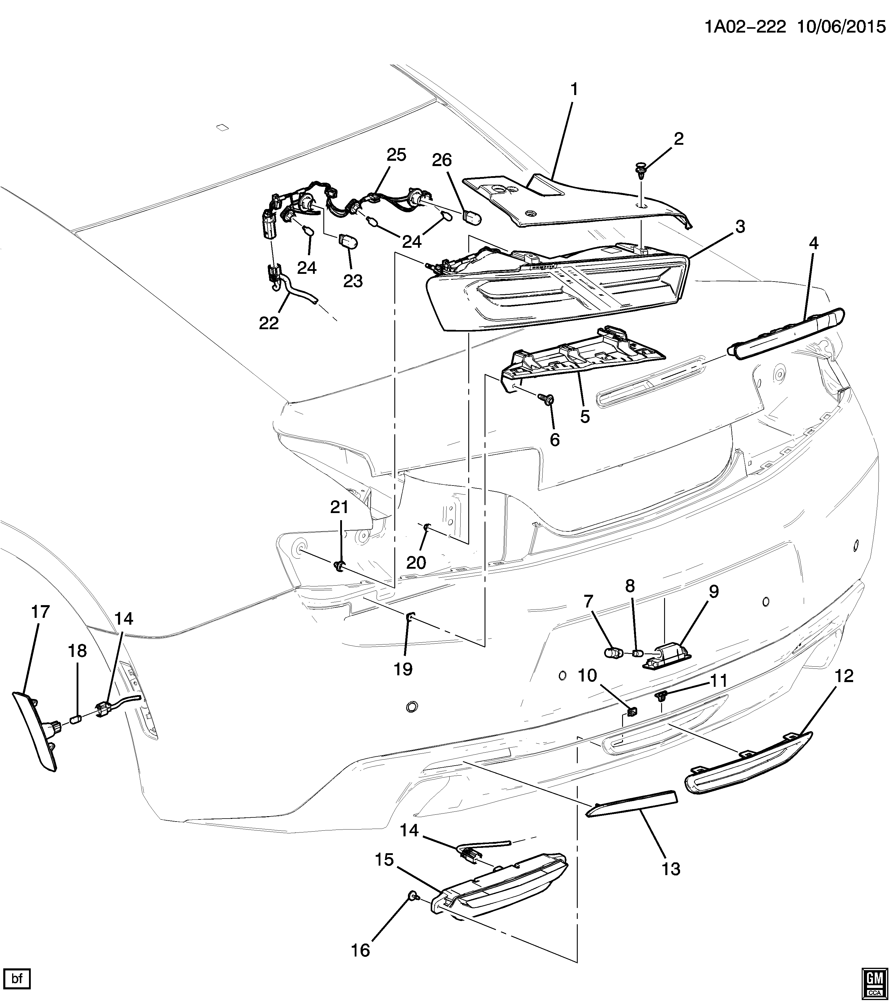 BRACKET,RR BODY STRUCTURE STOP LP, Position: R