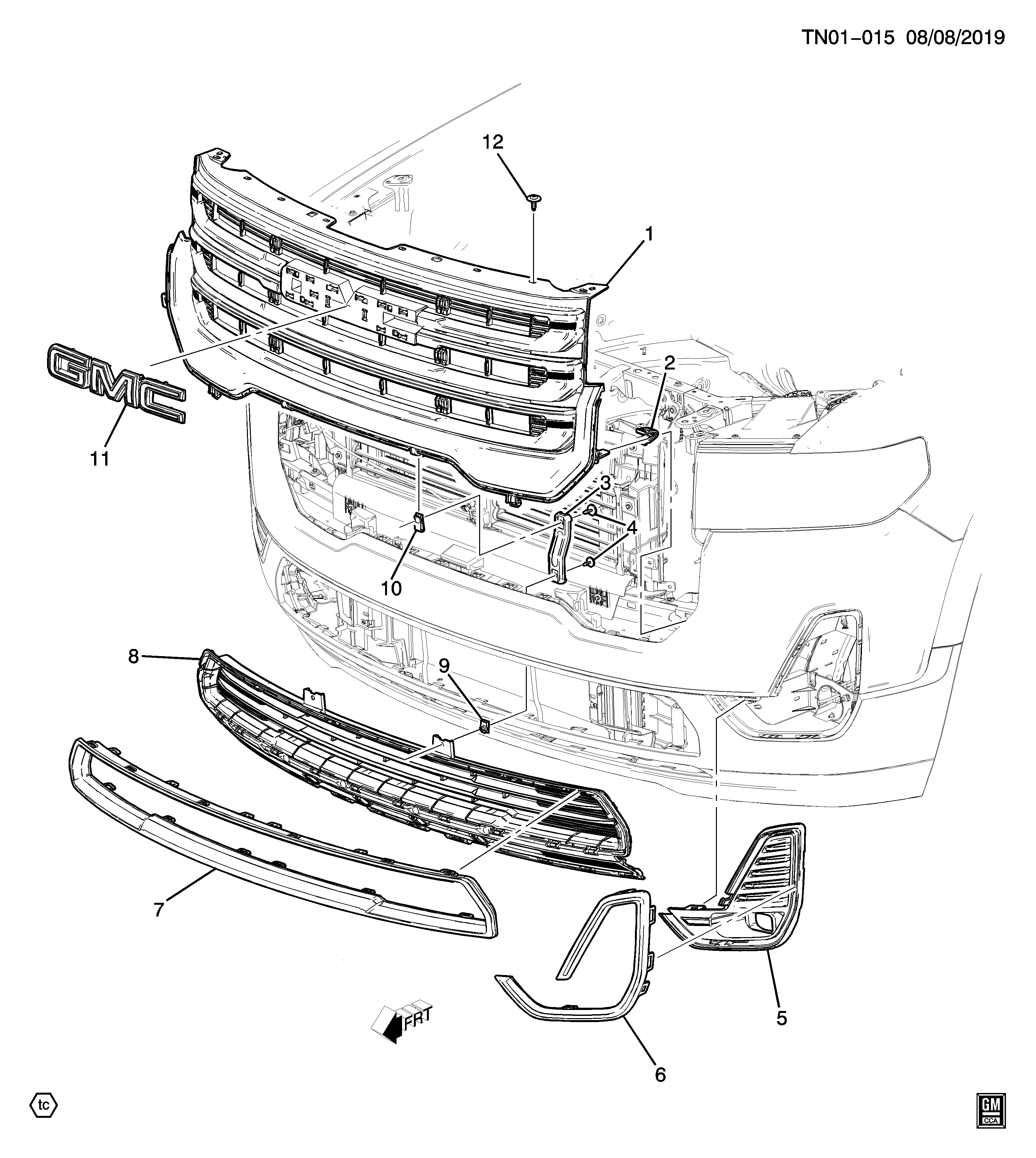 GRILLE,FRT