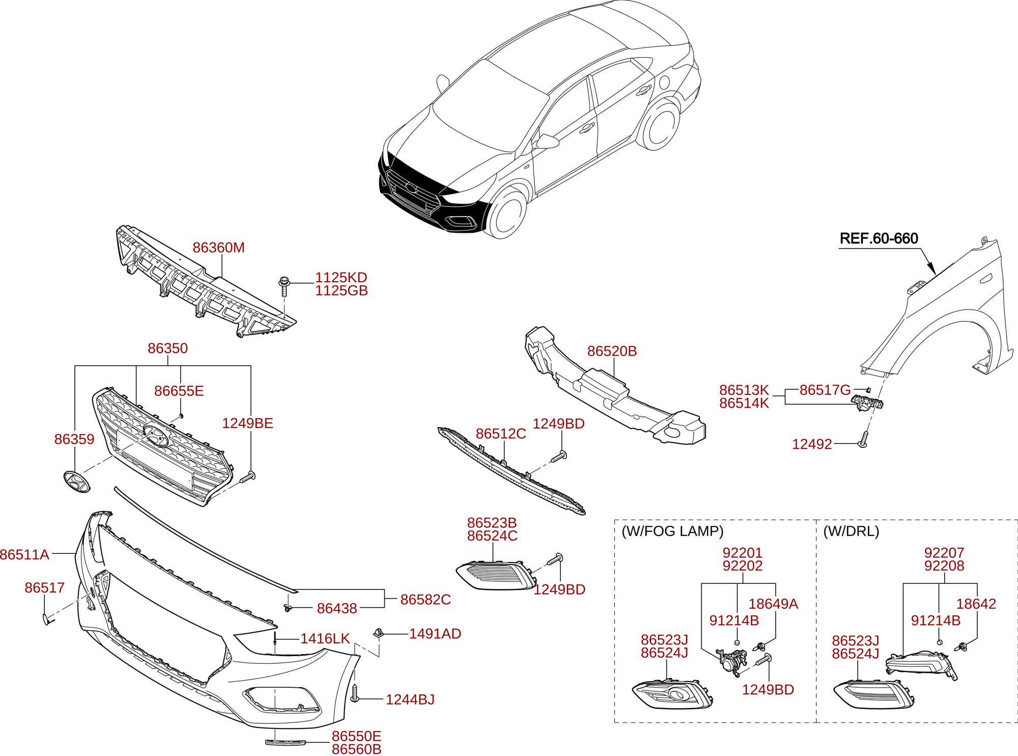 Bumper grille