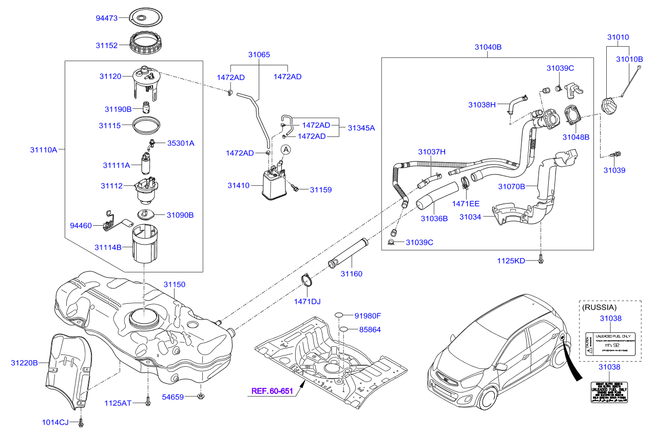 PLATE ASSY-FUEL PUMP