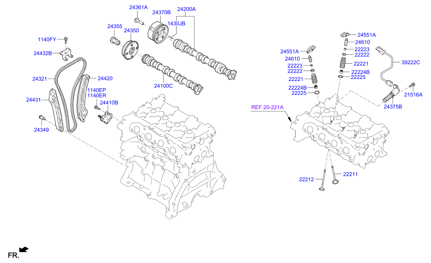 GUIDE-TIMING CHAIN 