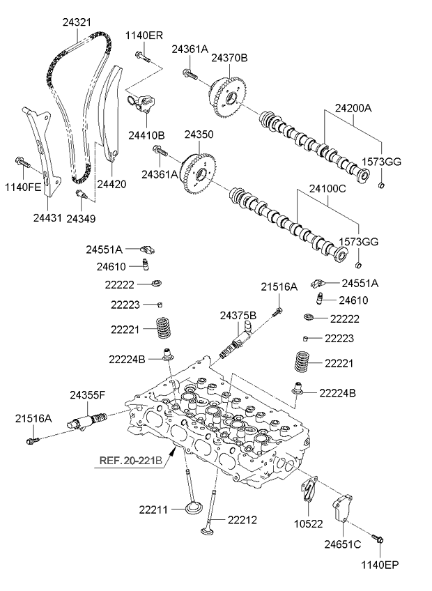 OIL FLOW CONTROL VALVE-EXHحساس(بلف زيت)