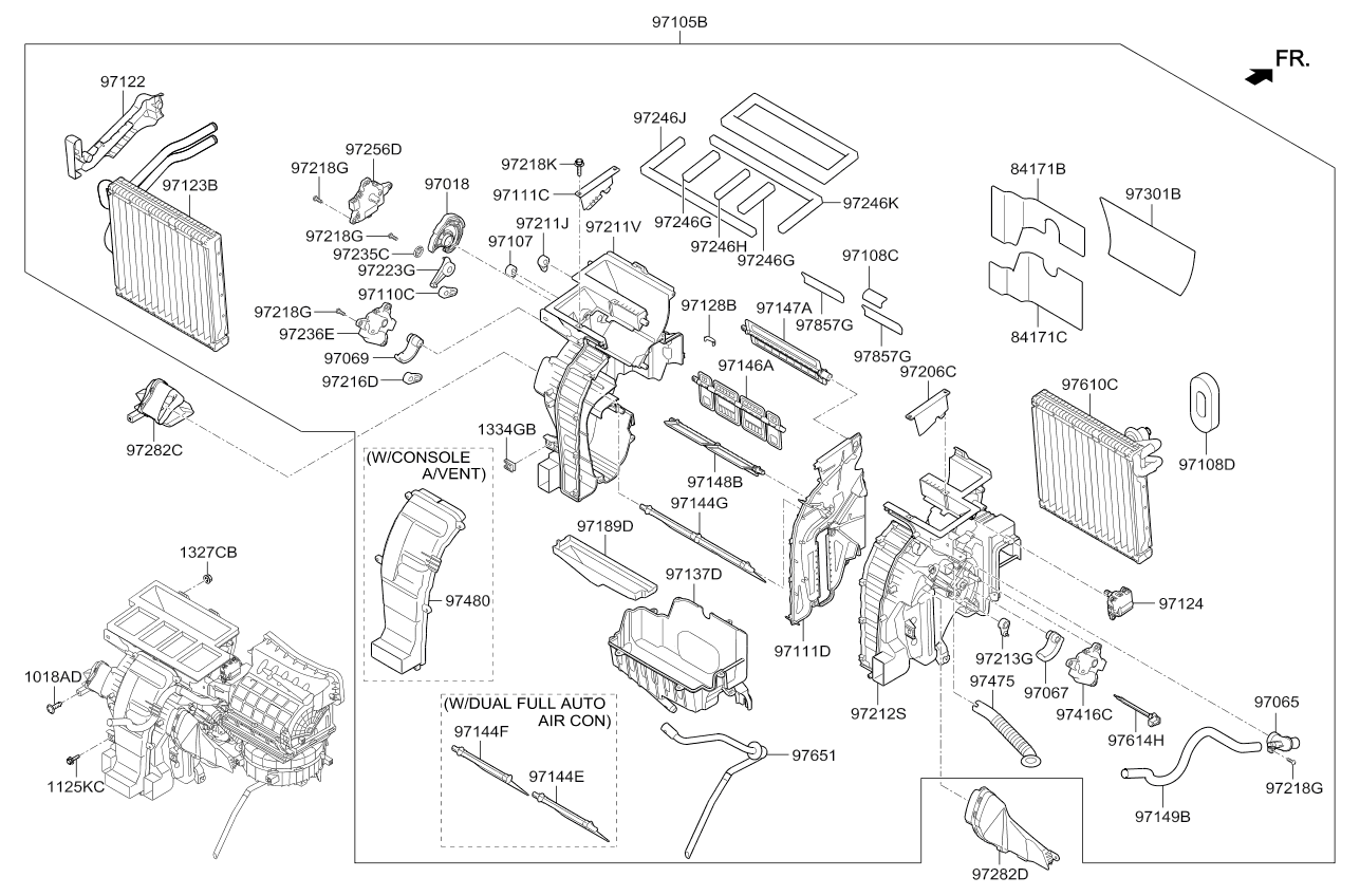 MOTOR & FAN ASSY-A/C BLOWER