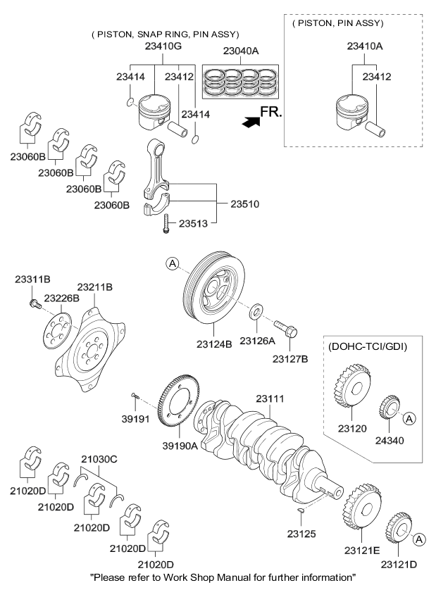 BEARING PAIR SET-CRK/SHF, STD-AA