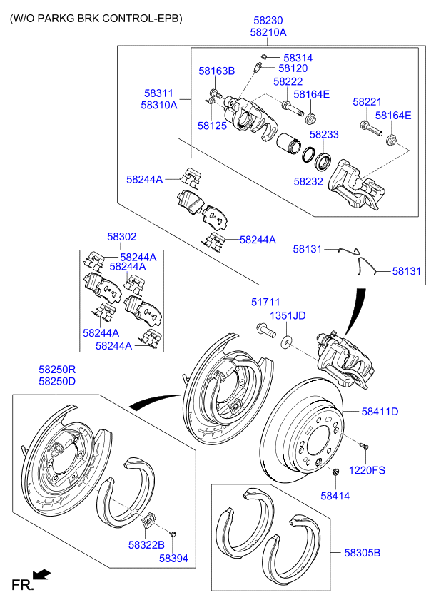PAD KIT-REAR DISC BRAKE