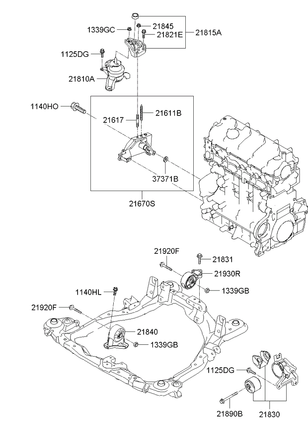 BRACKET ASSY-TRANSMISSION MTG