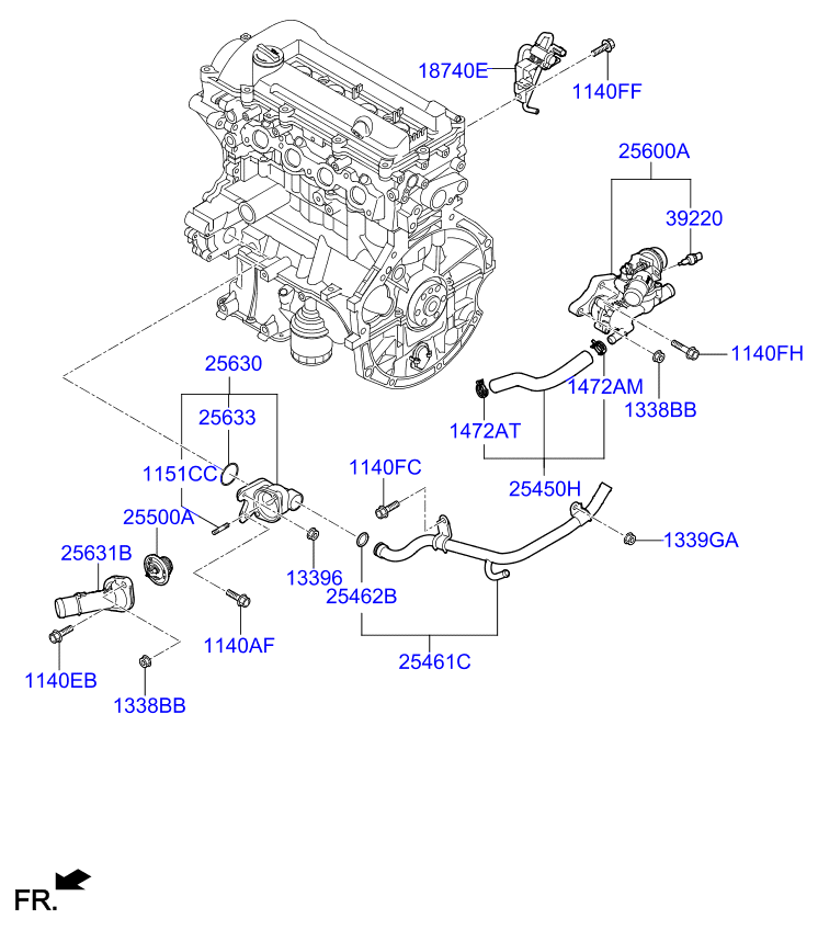 CONTROL ASSY-COOLANT TEMPERATURE