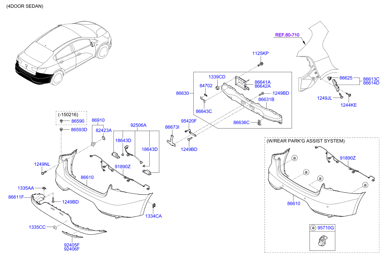 REFLECTOR/REFLEX ASSY-RR LH