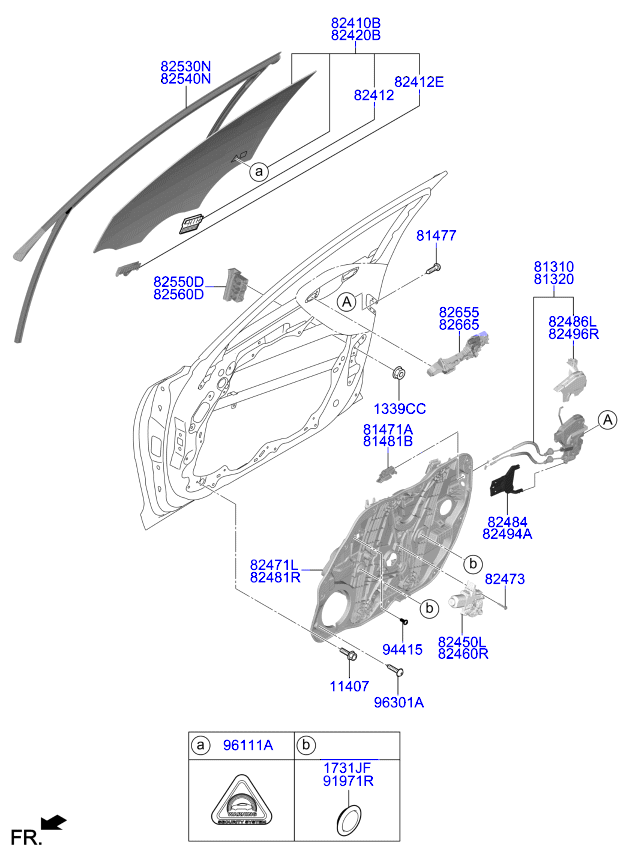 قاعدة يد باب خارجية يمين