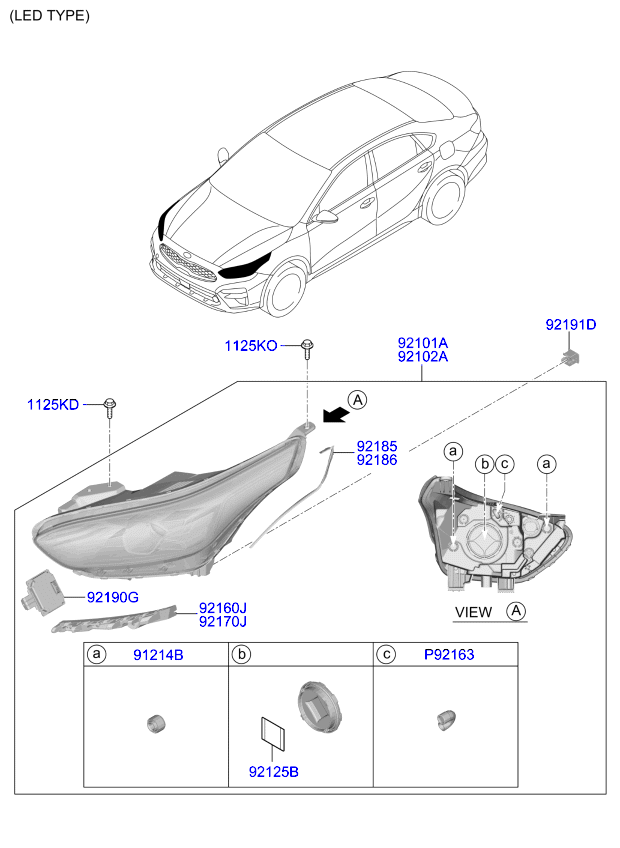 BULB FOR HEADLAMP NO 1