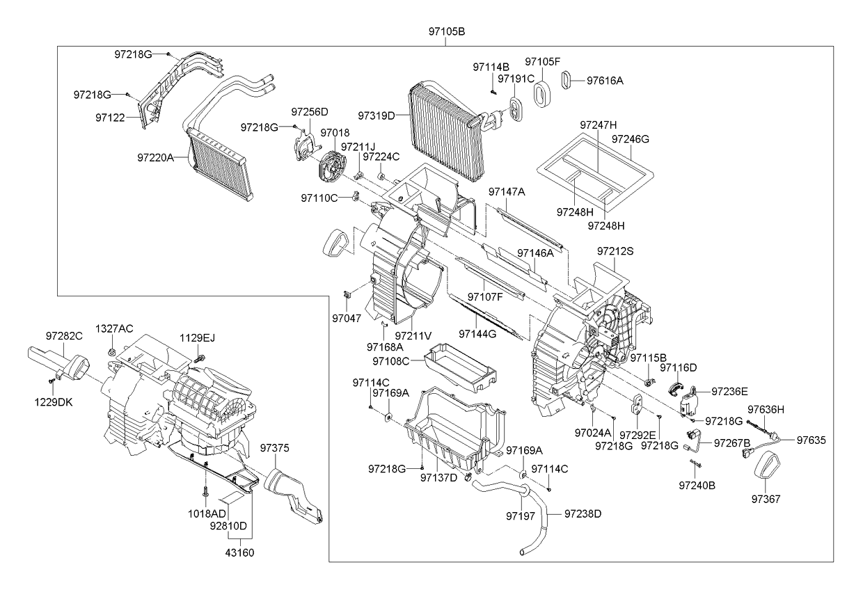 EVAPORATOR CORE ASSY
