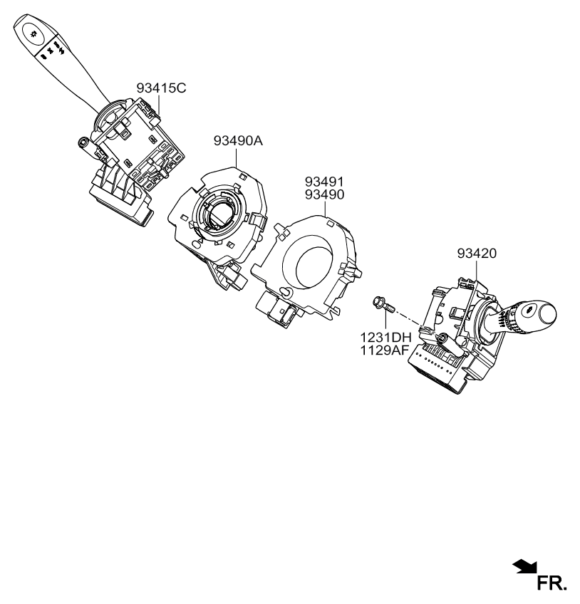 SWITCH ASSY-LIGHTING & T/SIG