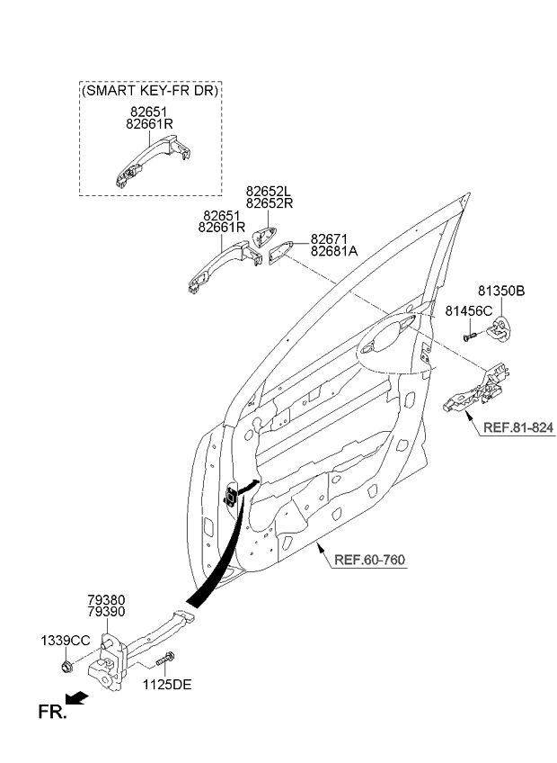 HANDLE ASSY-DOOR OUTSIDE