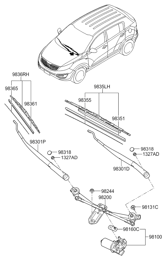 RUBBER ASSY-WIPER BLADE