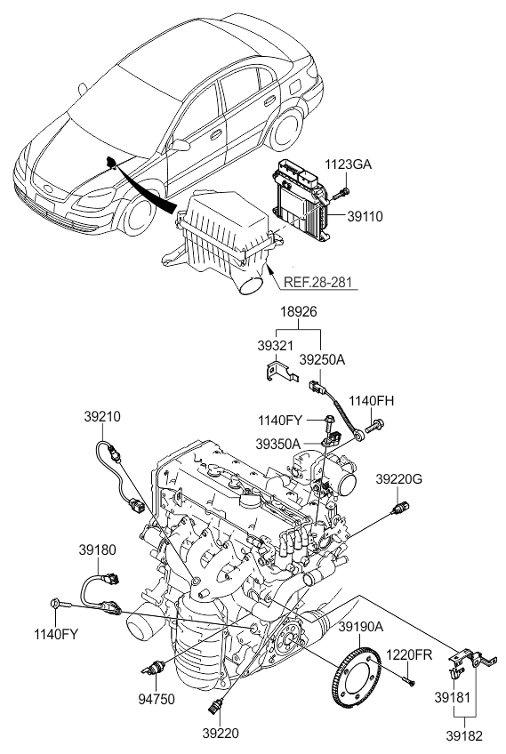 Oil pressure sensor