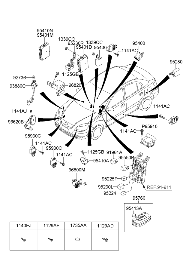 FLASHER MODULE-TURN SIGNAL 2000 CC;MPI-DOHC;AIR CON-FULL AUTO