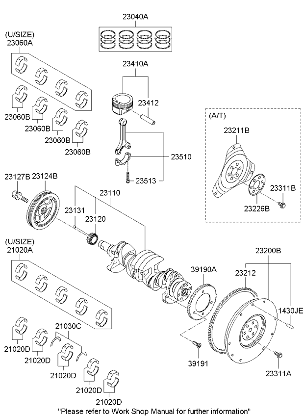 Crankshaft bearing shells