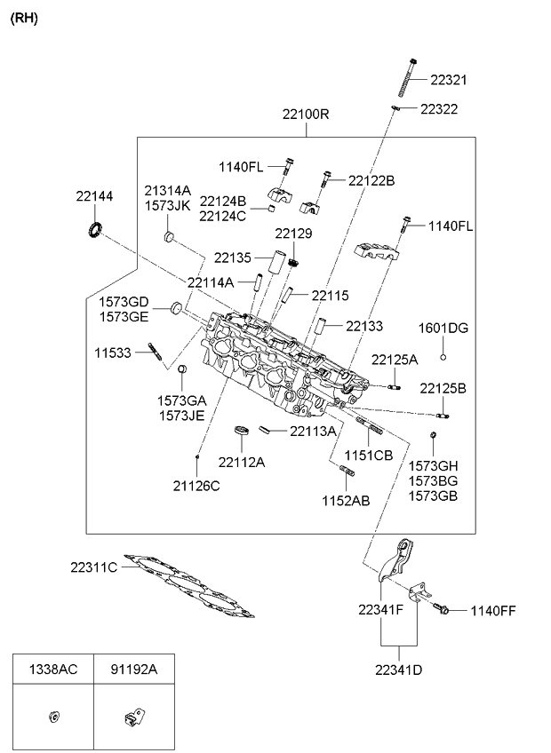 GASKET-CYLINDER HEAD LH
