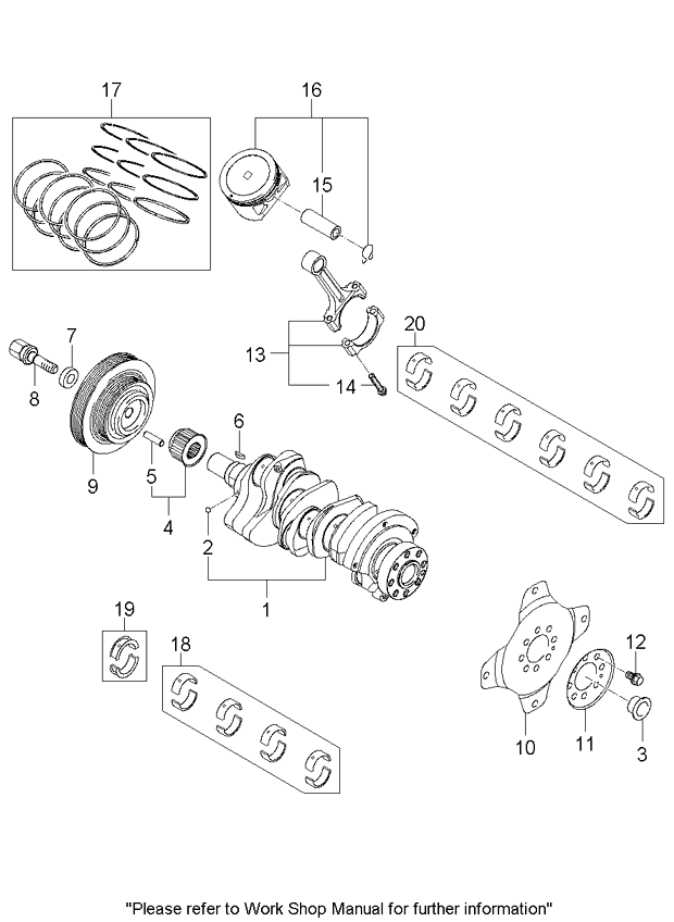 BEARING PAIR SET-CRK/SHF STD-C
