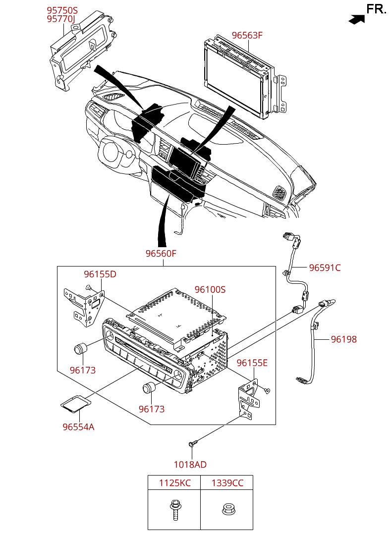 MONITOR ASSY-FRONT AVN