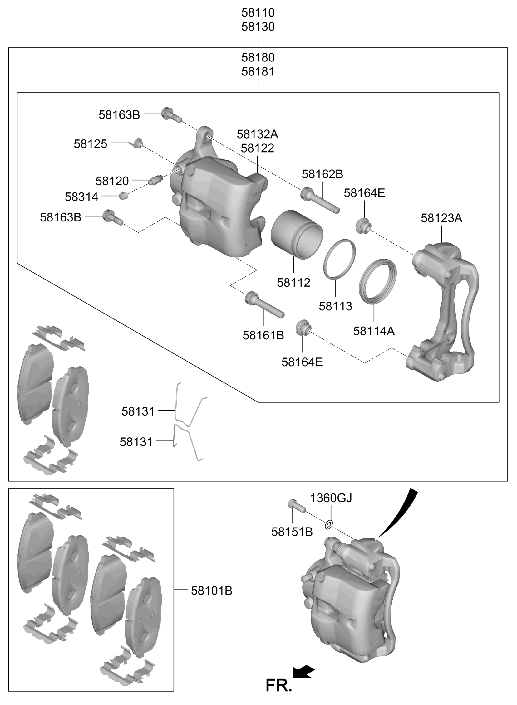 PAD KIT-FRONT DISC BRAKE