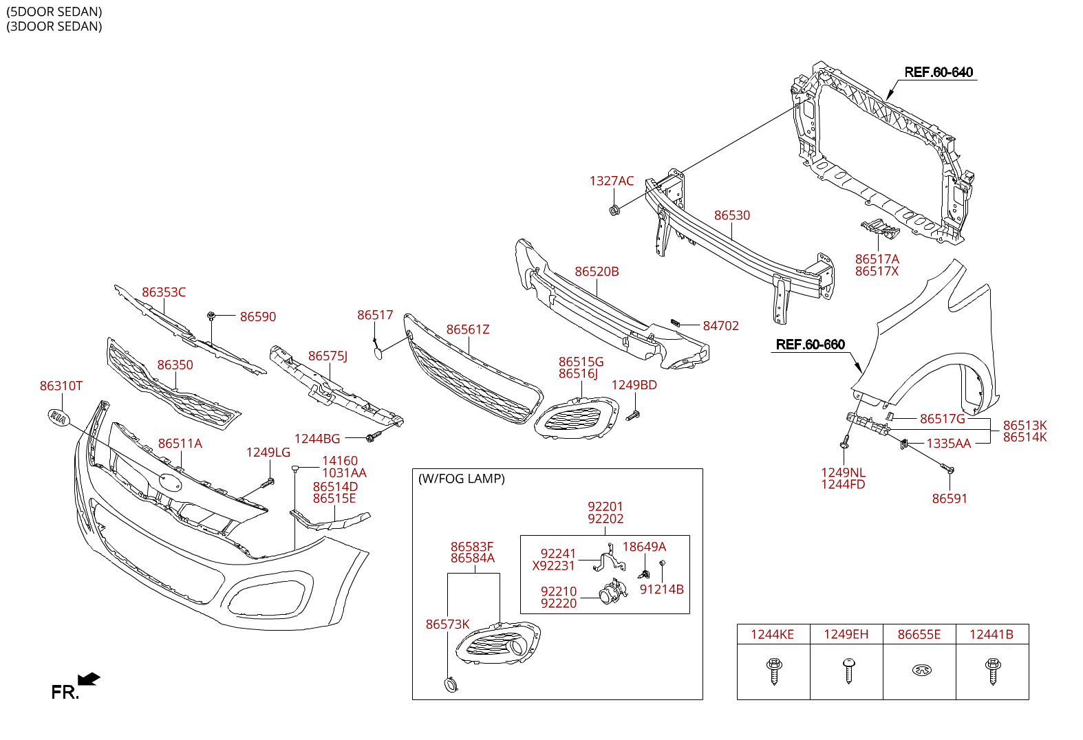 LAMP ASSY-FRONT FOG,RH