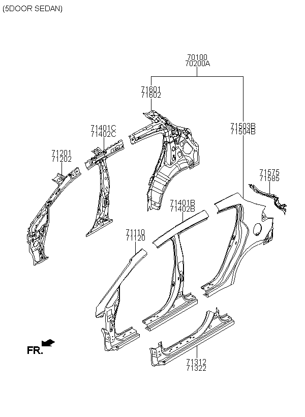 جنب يسار,رفرف خلفي يسار