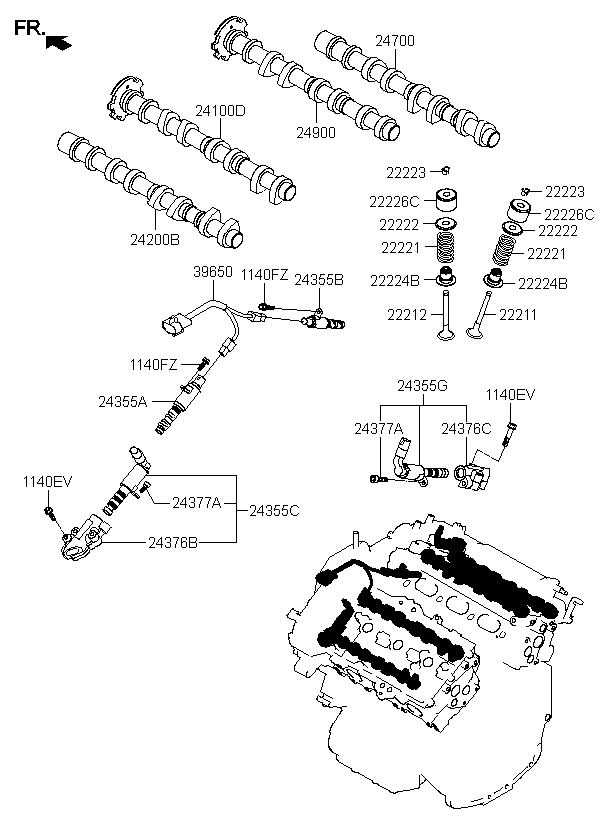 Valve stem oil seal