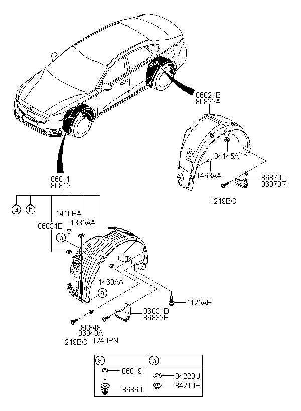 GUARD ASSY-FRONT WHEEL,RH