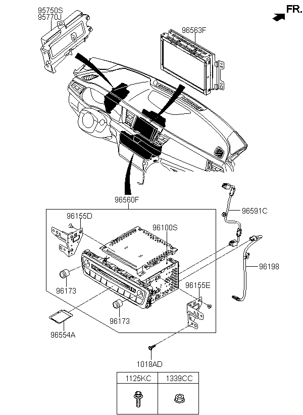 MONITOR ASSY-FRONT AVN