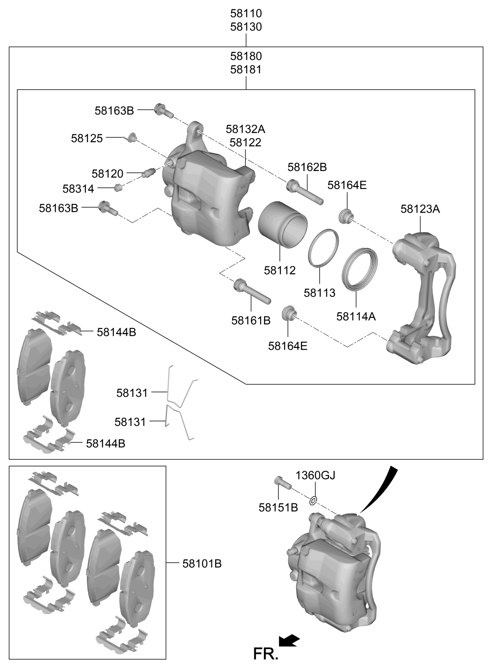 PAD KIT-FRONT DISC BRAKE