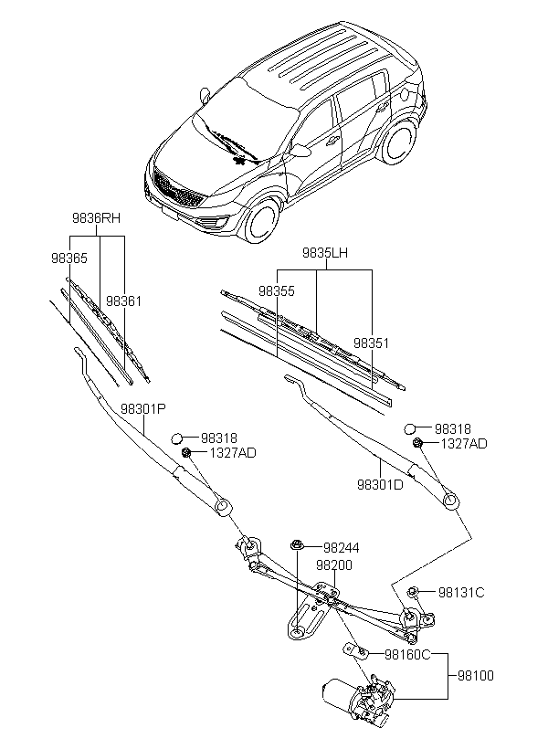 RUBBER ASSY-WIPER BLADE