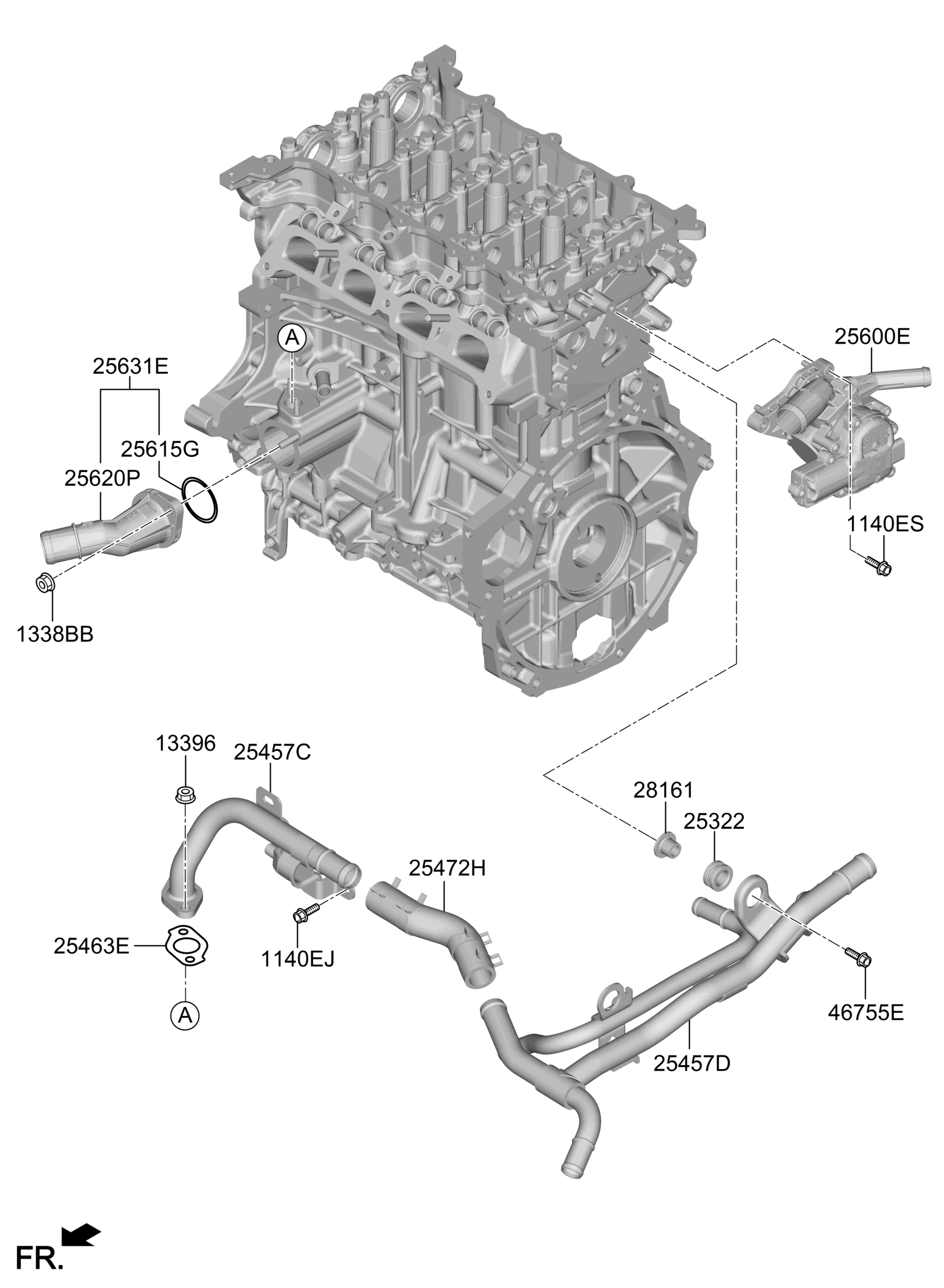 GASKET-THERMOSTAT HOUSING