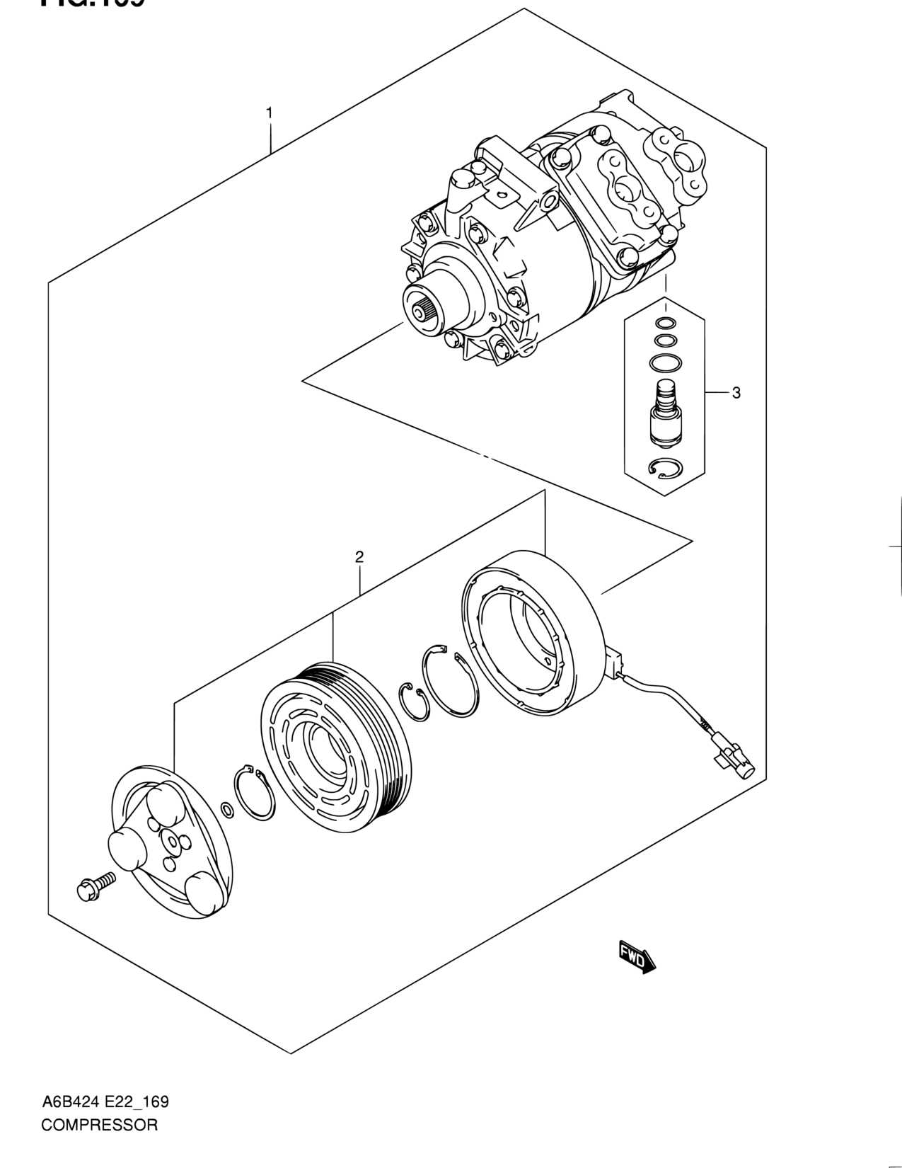 A/C COMPRESSOR, COMPRESSOR ASSY