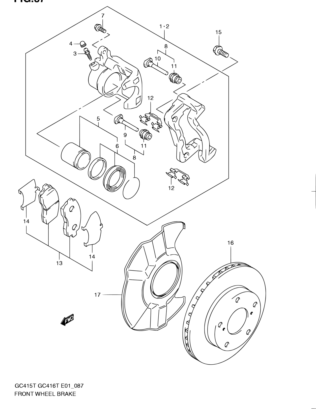 هوب امامي DISC,FRONT BRAKE