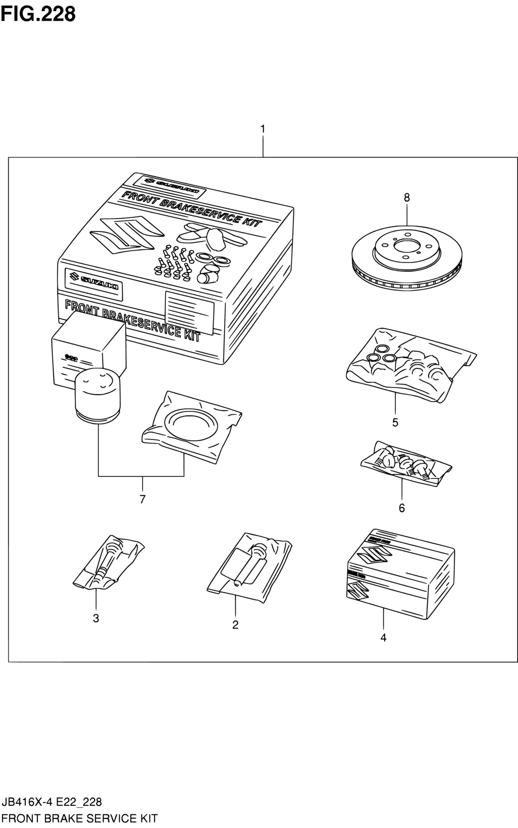 PAD SET, DISC BRAKE