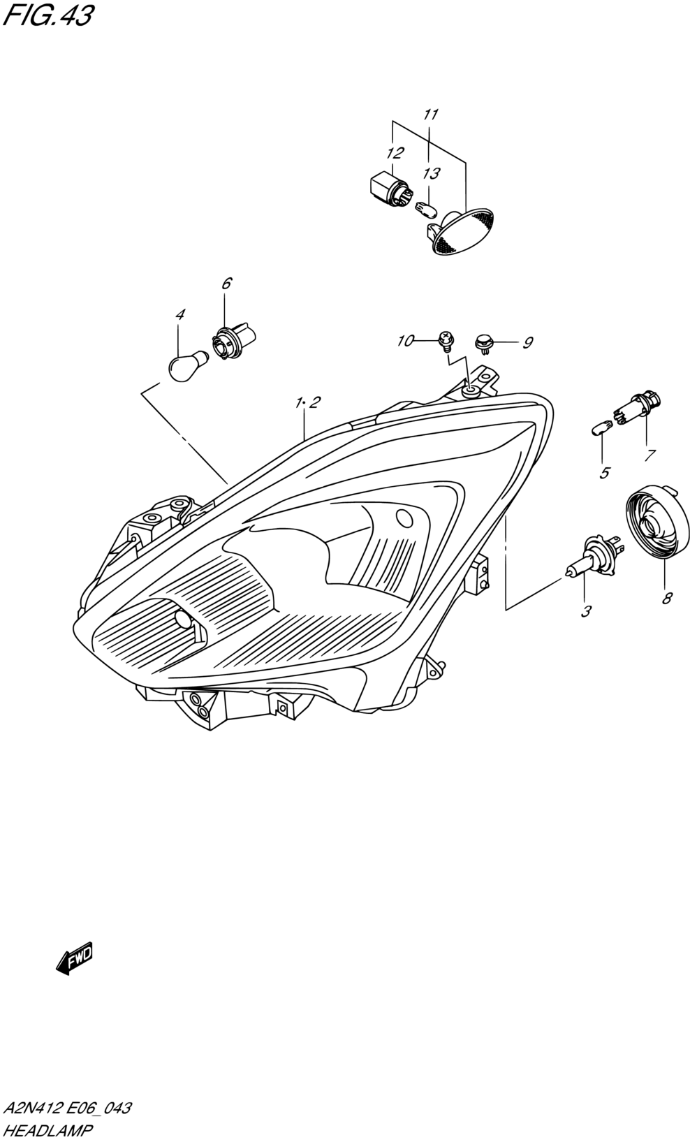 LH HEADLAMP