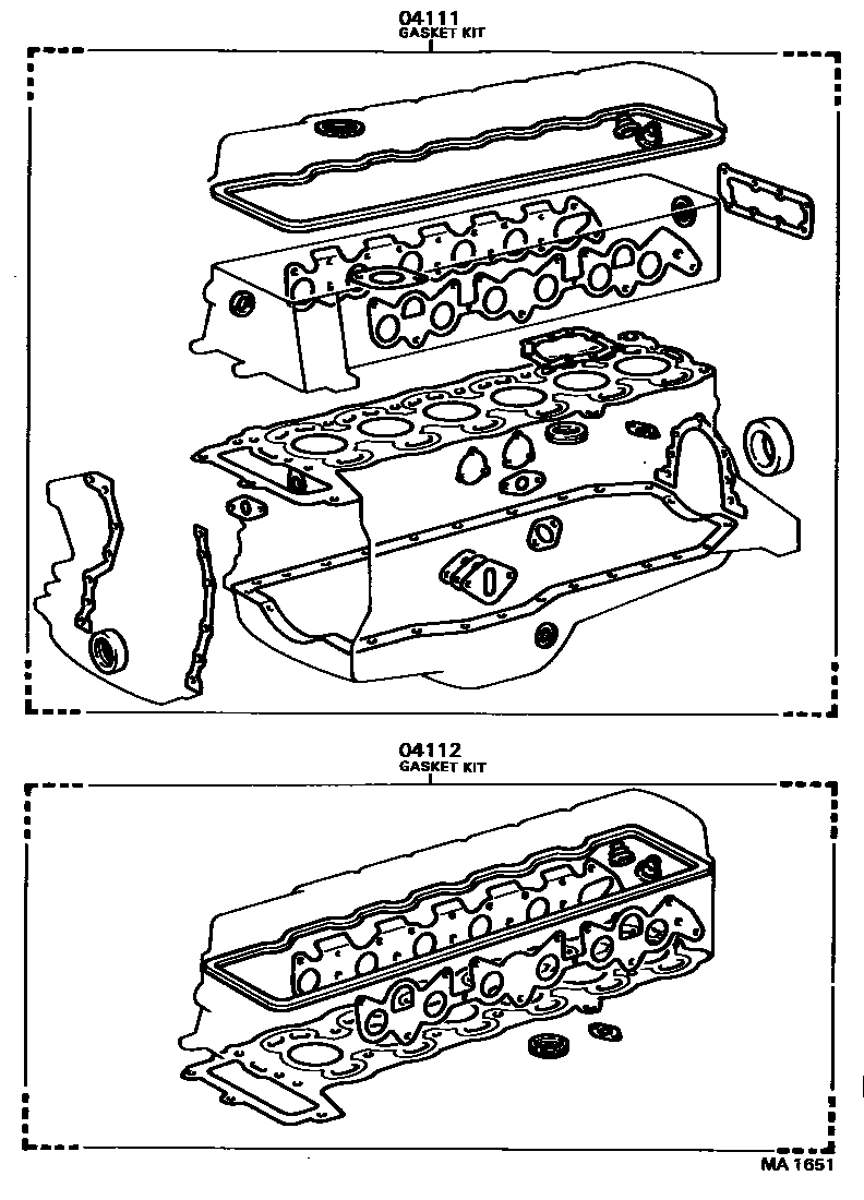 GASKET KIT, ENGINE OVERHAUL