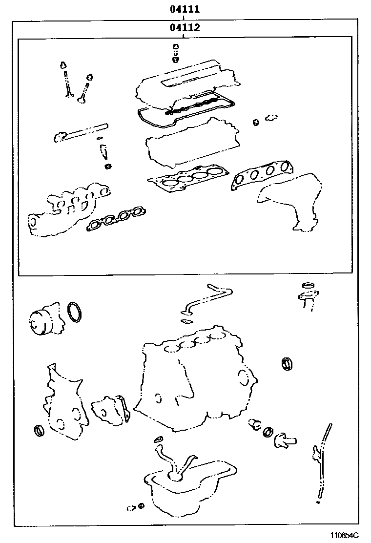 GASKET KIT, ENGINE OVERHAUL