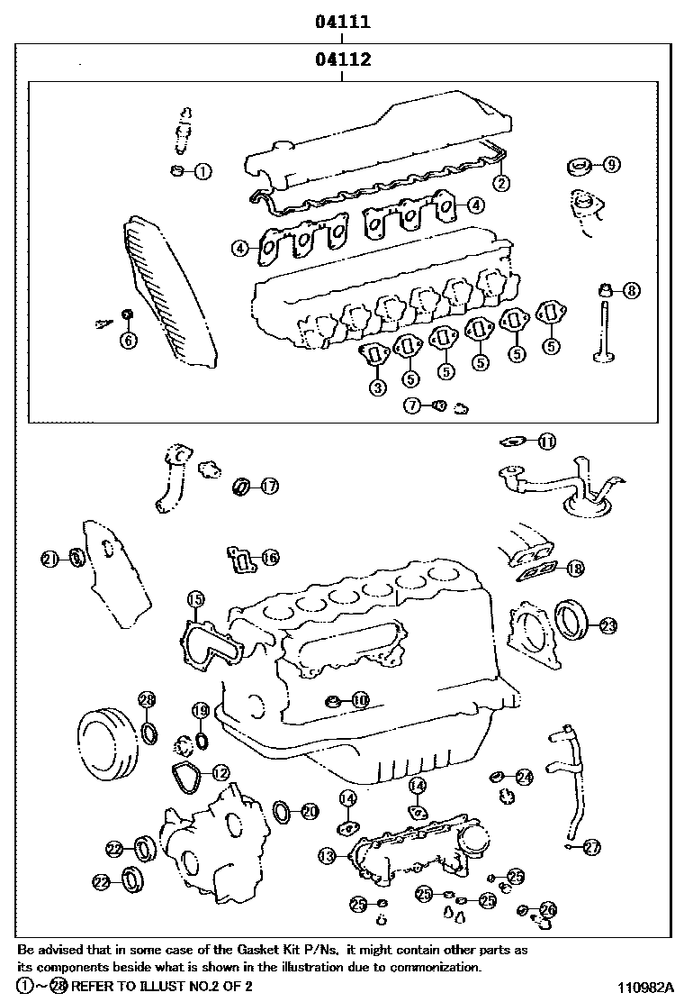GASKET KIT, ENGINE OVERHAUL