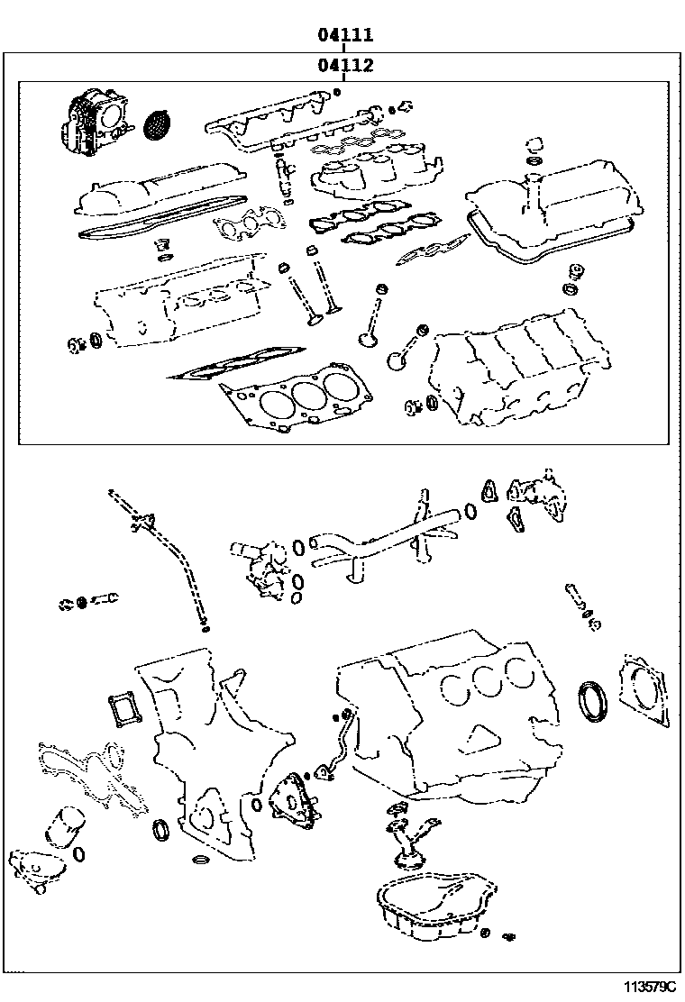 GASKET KIT, ENGINE OVERHAUL