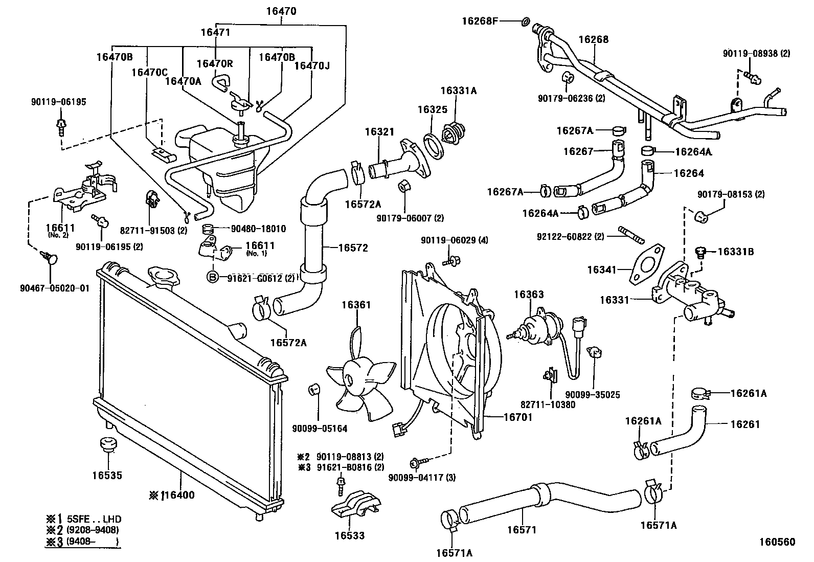 BRACKET, RADIATOR RESERVE TANK