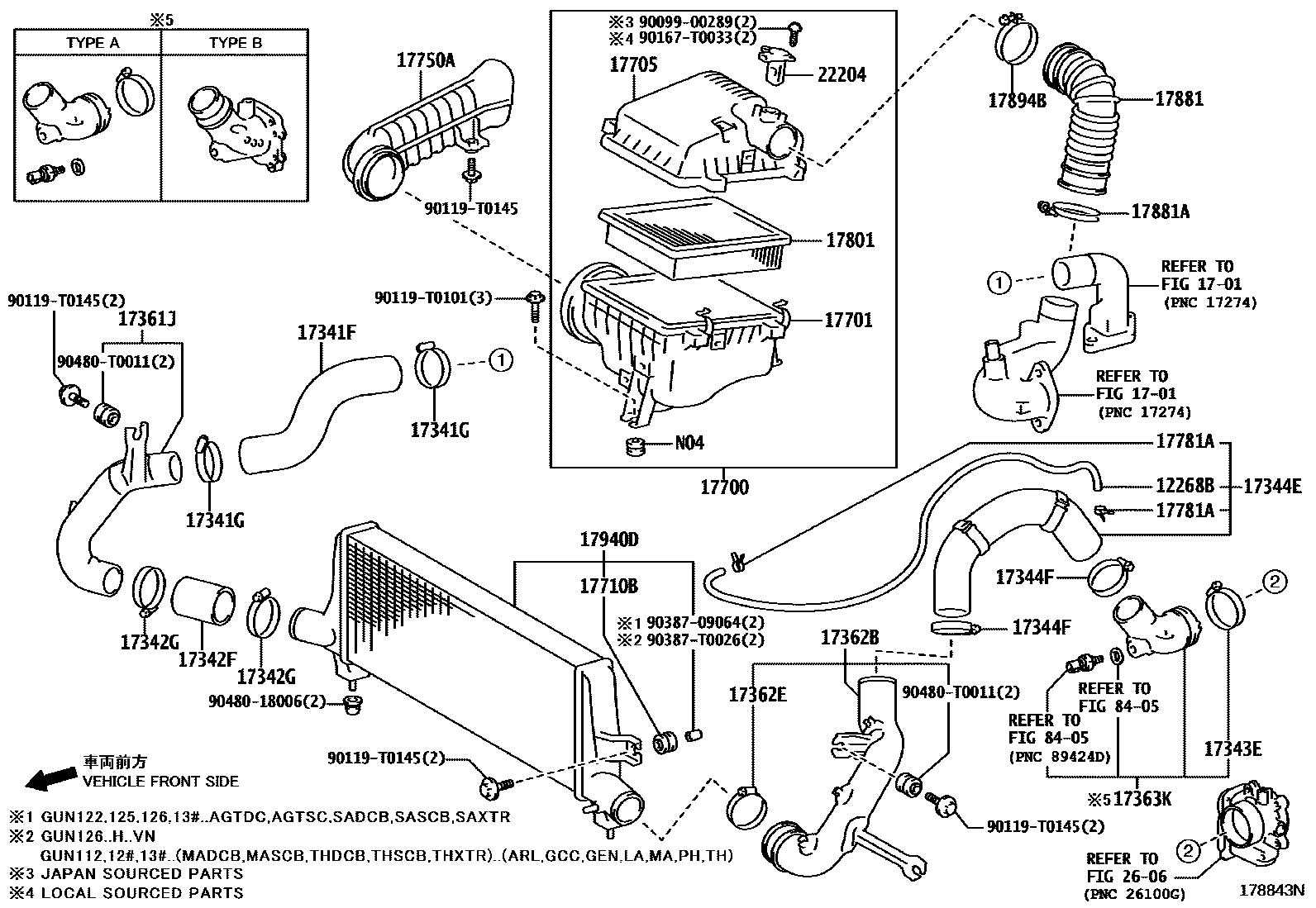 INLET ASSY, AIR CLEANER