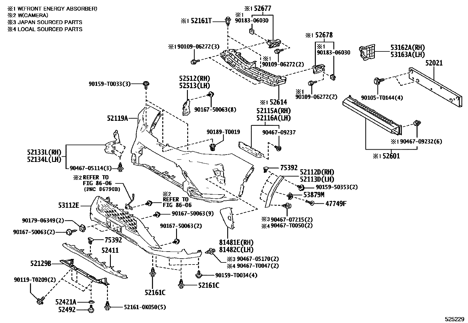 COVER, FRONT BUMPER