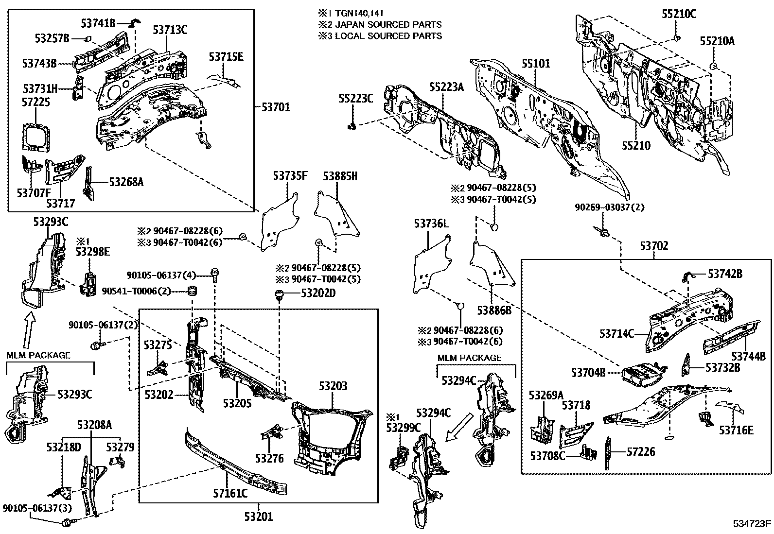 SUPPORT SUB-ASSY, RADIATOR, RH