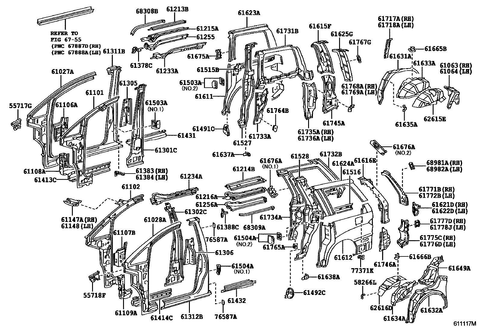 PANEL, COWL TOP SIDE, INNER LH