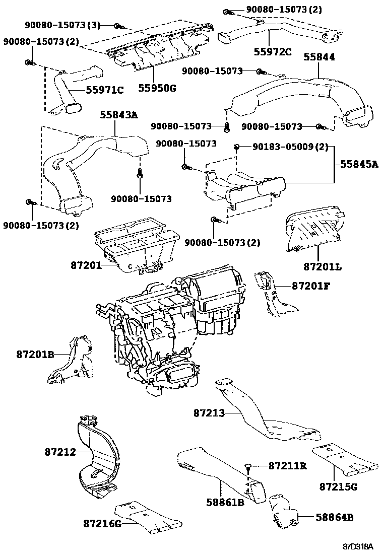 DUCT SUB-ASSY, AIR, NO.1