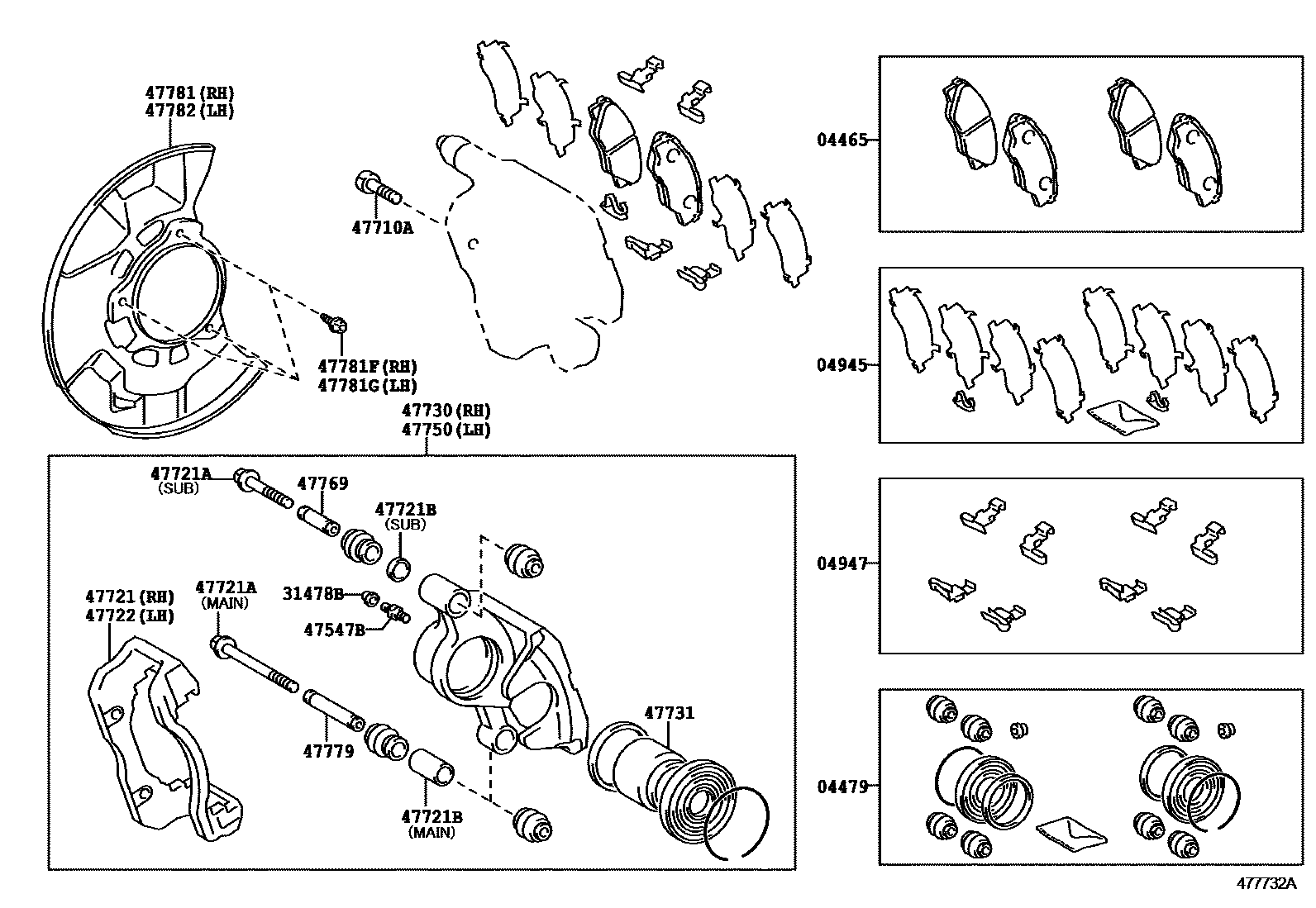 PAD KIT, DISC BRAKE, FRONT