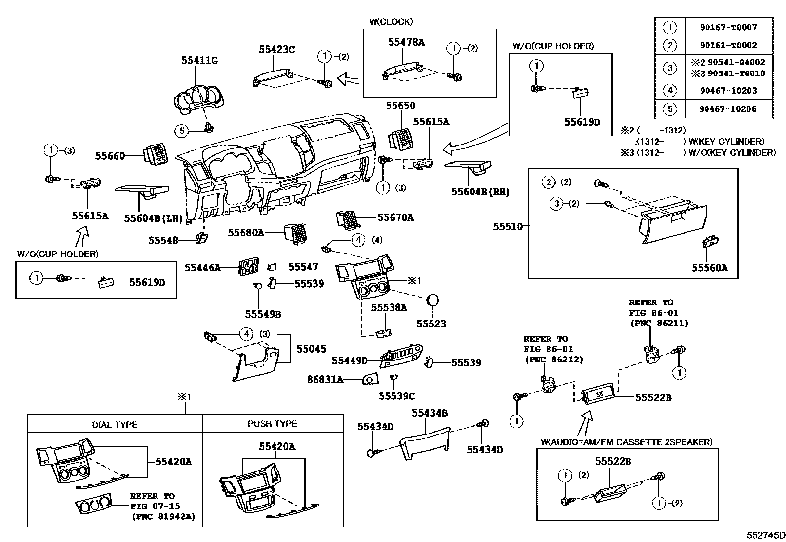CASE, INSTRUMENT PANEL CUP HOLDER, OUTER